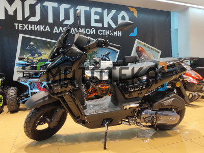 Скутер Vento (Венто) VMC SMART X 49сс (170сс, LED панель, CBS, USB, сигнализация) VIN BLACK