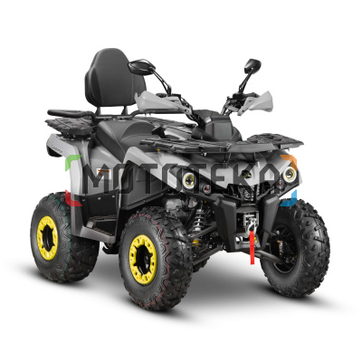 Квадроцикл GLADIATOR (Гладиатор) F200 LONGLUX серый с ПСМ