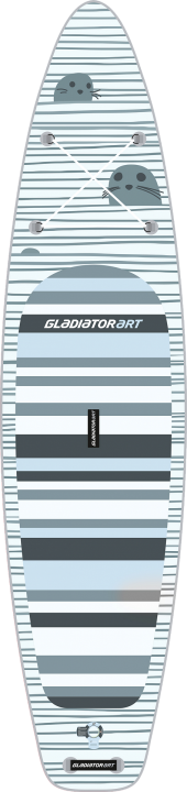 Надувная доска для sup - бординга Gladiator (Гладиатор) SEAL 12.6 (2021)
