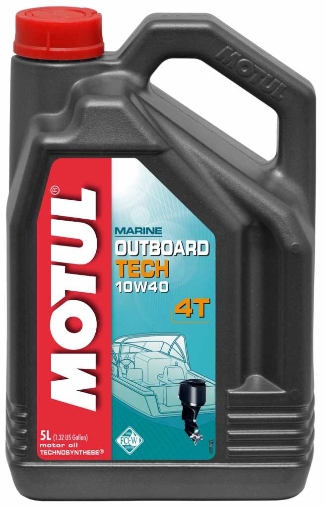 Масло моторное MOTUL (Мотюль) OUTBOARD TECH 4T SAE 10W - 40 (1л)