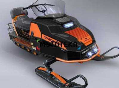 Снегоход Promax (Промакс) YAKUT LONG 500 2.0 4T 15 л.с Хаки (машинокомплект)