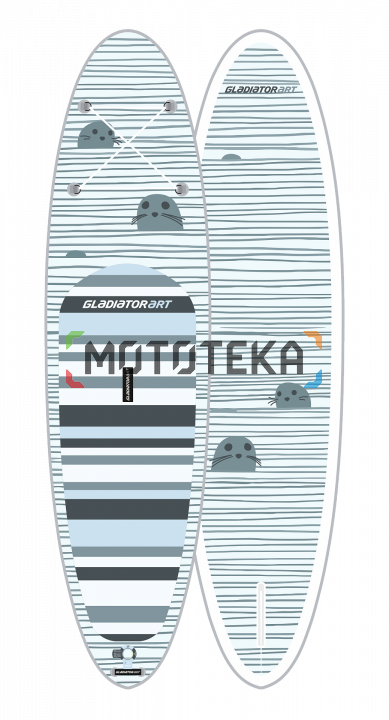 Надувная доска для sup - бординга Gladiator (Гладиатор) SEAL 10.8 (2021)