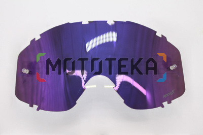 Линза для кроссовых очков ROCKOT (Рокот) RM - 378 (зеркальная синяя)