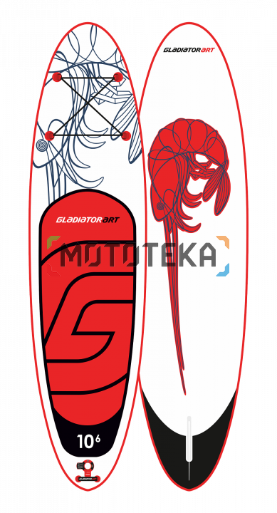 Надувная доска для sup - бординга Gladiator (Гладиатор) SHRIMP 10.6 (2021)