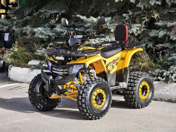 Квадроцикл детский R - MOTO (Р - Мото) Lion 110 A желтый (машинокомплект) | Мототека