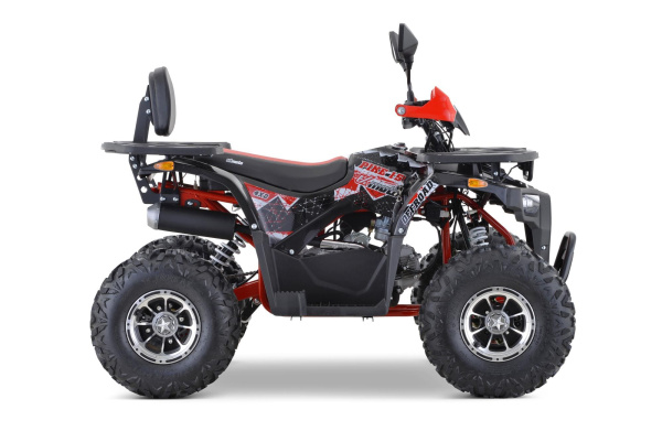 Квадроцикл подростковый FXMOTO (ФХМото) PIKE 150 чёрный/красный (машинокомплект) | Мототека
