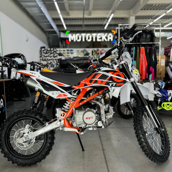 Питбайк KAYO (Кайо) BASIC K125EM 17/14 KRZ (механ. сцепл.. эл. стартер 2024 г.) | Мототека