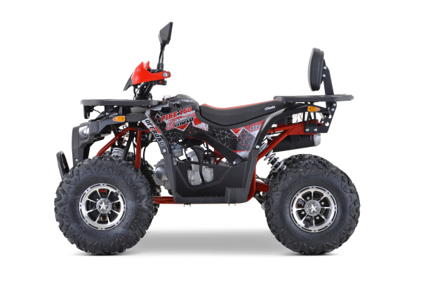 Квадроцикл подростковый FXMOTO (ФХМото) PIKE 150 чёрный/красный (машинокомплект) | Мототека