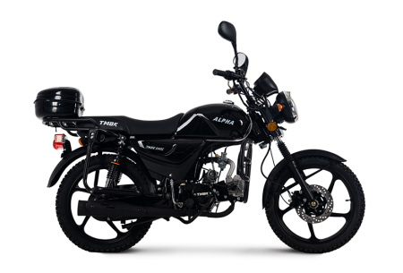 Мопед TMBK ALPHA 50 (110) Black - купить с доставкой, по выгодной цене в интернет-магазине Мототека