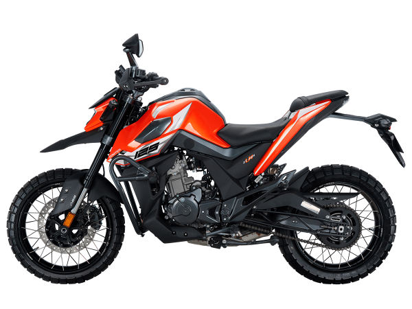 Мотоцикл дорожный Zontes (Зонтес) ZT200 - U1 (4T ZT163ML EFI) 17/17 (2025 г.) оранжевый с ПТС | Мототека