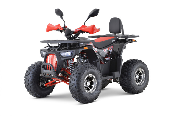 Квадроцикл подростковый FXMOTO (ФХМото) PIKE 150 чёрный/красный (машинокомплект) | Мототека