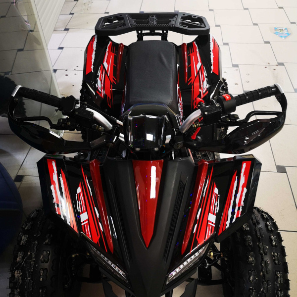 Квадроцикл детский Мотомир ATV Sporty красный/чёрный (машинокомплект) | Мототека