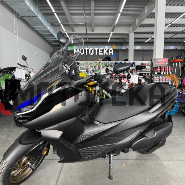 Скутер Zontes (Зонтес) ZT350 - E (ZT1P77MP EFI) 15/14 чёрный с ПТС | Мототека