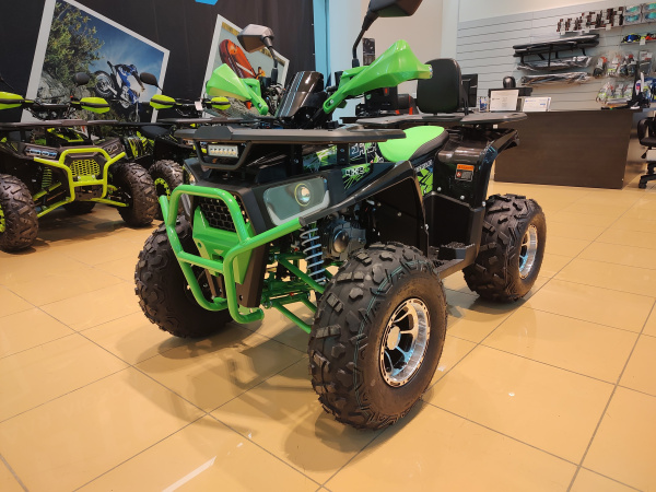 Квадроцикл детский FXMOTO (ФХМото) REAPER PRO 125 зелёный (машинокомплект) | Мототека